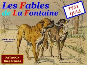 Les Fables de La Fontaine T S TE