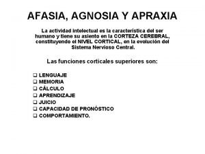 Apraxia de ideacion