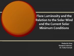 Flare Luminosity and the Relation to the Solar