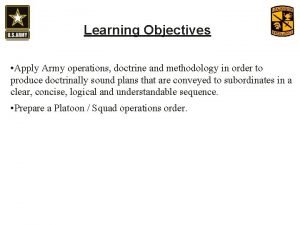 Opord sustainment paragraph