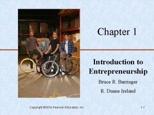 Barringer entrepreneurship