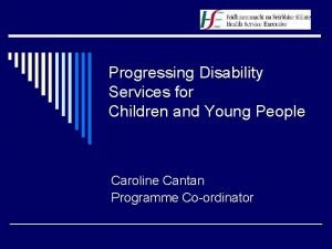 Progressing disability services cork