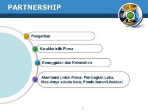 Karakteristik partnership