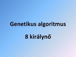 Ga algoritmus