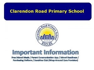 Clarendon road primary school Clarendon road primary school