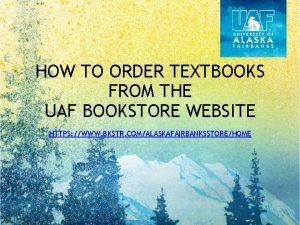 Uaf bookstore textbooks
