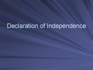 Declaration of Independence Author Thomas Jefferson Committee included