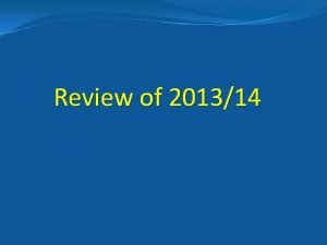 Review of 201314 Topographic surveys 31 poststorm surveys