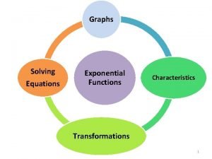 Exponential decay graph