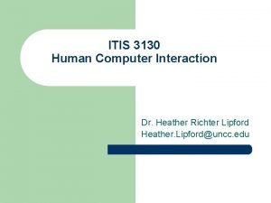 Heather richter lipford