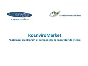 www roenviromarket ro Ro Enviro Market Catalogul electronic