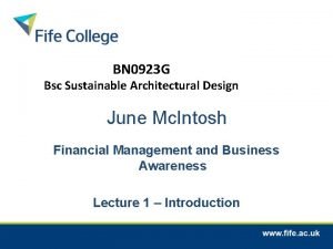 BN 0923 G Bsc Sustainable Architectural Design June