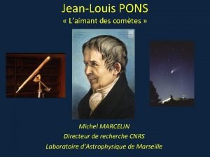 JeanLouis PONS Laimant des comtes Michel MARCELIN Directeur