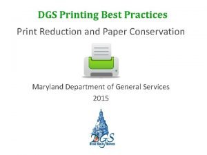 Dgs printing services