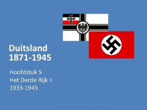 Duitsland 1871 1945 Hoofdstuk 5 Het Derde Rijk