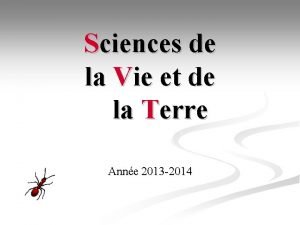 Sciences de la Vie et de la Terre