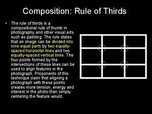 Composition rules