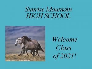 Sunrise mountain high school electives