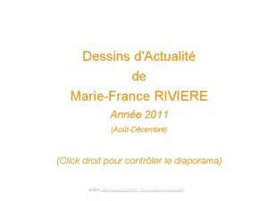 Dessins dActualit de MarieFrance RIVIERE Anne 2011 AotDcembre