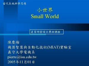 Watts-strogatz Watts-strogatz