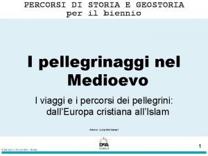 PERCORSI DI STORIA E GEOSTORIA per il biennio