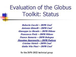 Globus toolkit