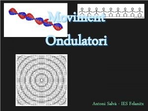 Moviment Ondulatori Antoni Salv IES Felanitx 3 EL