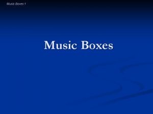 Music Boxes 1 Music Boxes Music Boxes 2