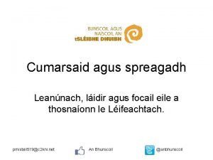 Cumarsaid agus spreagadh Leannach lidir agus focail eile