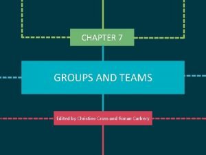 Differences between group and team