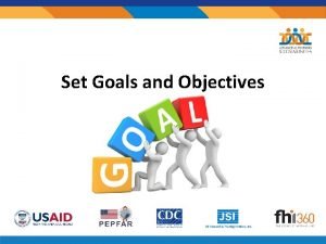 Advocacy goals and objectives examples