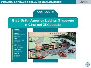 LET DEL CAPITALE E DELLA MONDIALIZZAZIONE UNIT 5