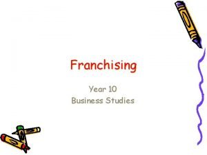 Objectives of franchising