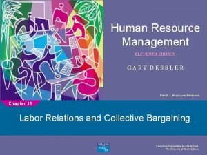 Human Resource Management 1 ELEVENTH EDITION GARY DESSLER