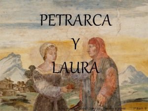 PETRARCA Y LAURA Lidia Andjar Joaqun Domingo y