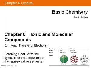 Chapter 6 Lecture Basic Chemistry Fourth Edition Chapter