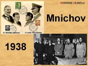 Mnichov 1938 mnichovsk konference 29 30 z 1938