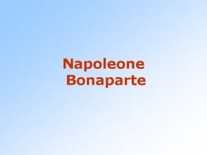 Napoleone Bonaparte 1 Lascesa Il Direttorio e la