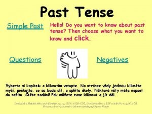 Want past tense