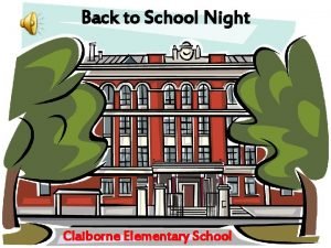 Back to School Night Claiborne Elementary School 3