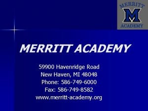 Merritt academy jobs
