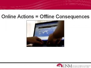 Online Actions Offline Consequences Profile Penalty Video URL