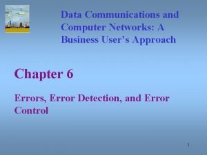 Data Communications and Computer Networks A Business Users