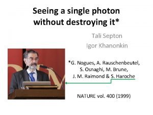 Single photon