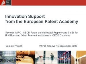 European patent academy courses