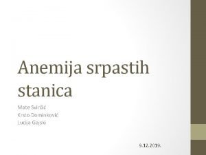 Srpasta anemija mutacija