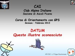 CAI Club Alpino Italiano Sezione di Ascoli Piceno