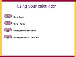 Standard deviation calculator