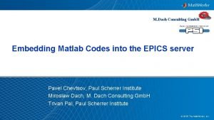 M Dach Consulting Gmb H Embedding Matlab Codes