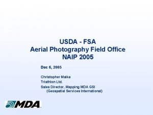 USDA FSA Aerial Photography Field Office NAIP 2005